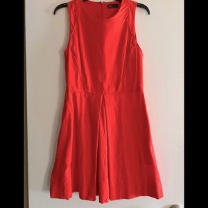 Gap sleeveless linen/cotton dress: Coral